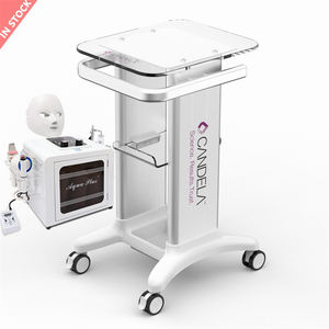 Free add logo bianco trasparente acrilico carrello di bellezza Beauty Spa skin facial machine Trolley table - Product Image 1