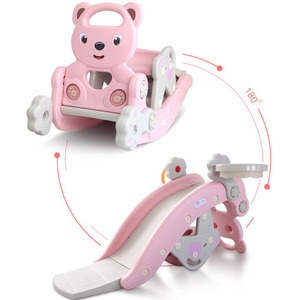 Детский Многофункциональный пластиковый экологически чистый материал милый медведь-качалка - Product Image 5