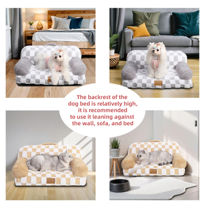 Cama de Lujo para Perros con Soporte Ortopédico, Cubierta Lavable y Extraíble de Piel Sintética, Impermeable, en Oferta - Product Image 3