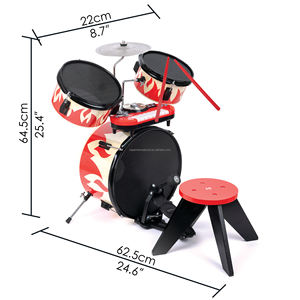 <span class=keywords><strong>Hape</strong></span> Baby Music Beat <span class=keywords><strong>Tambour</strong></span> Instrument à main Jouet d'instruments de musique portables multifonctions Clavier <span class=keywords><strong>Tambour</strong></span> Jouet - Product Image 4