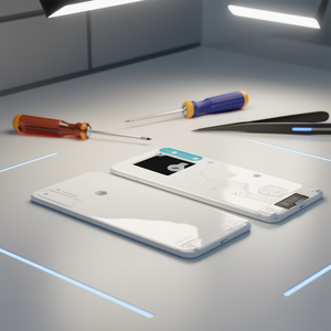 Cover Posteriore Bianca di Ricambio per Xiaomi Redmi Note 8T, Parte in Materiale ABS - Product Image 2