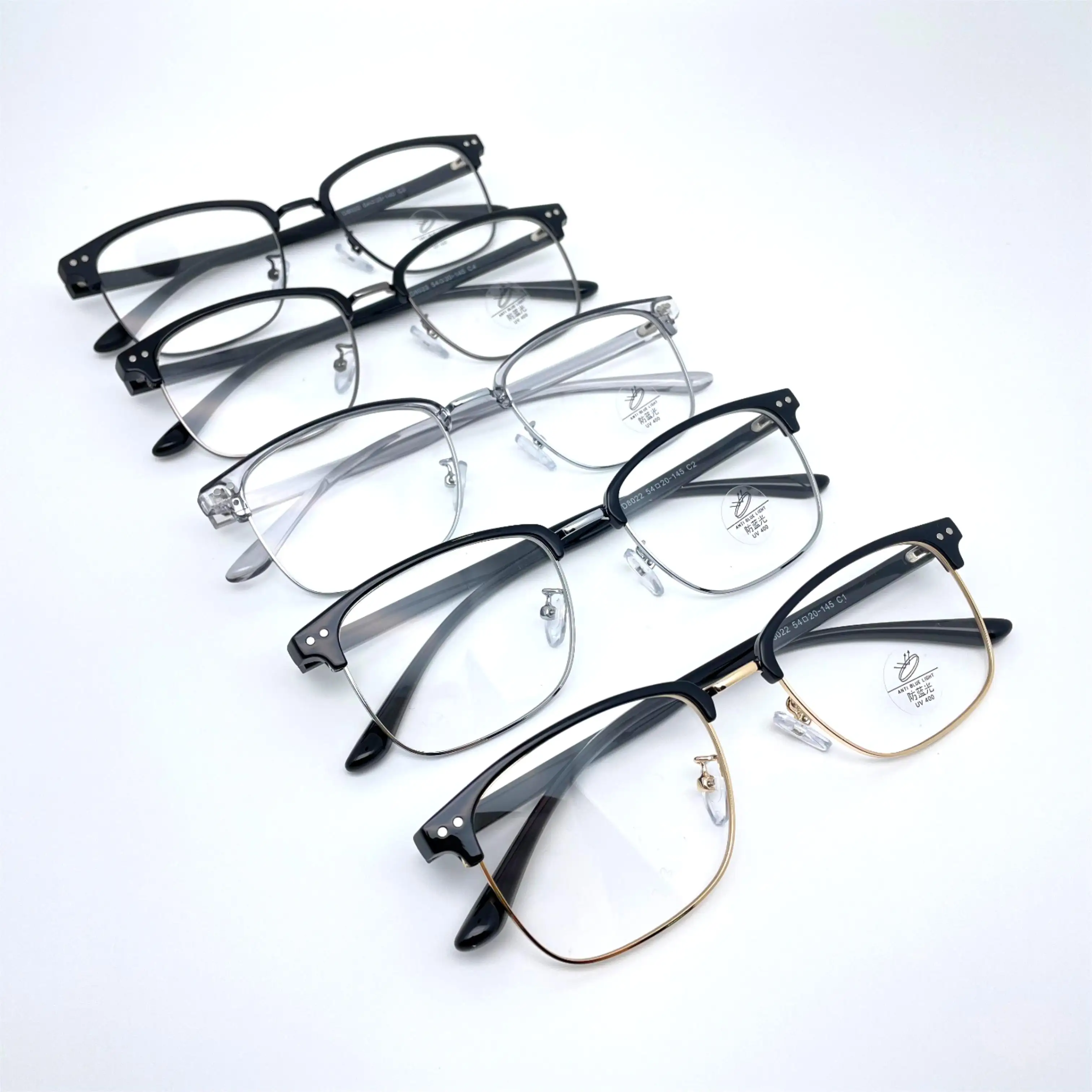 Wholesale Rectangle Eyeglasses Frames anti Blue Light blocking Filter Computer Women Men Glasses