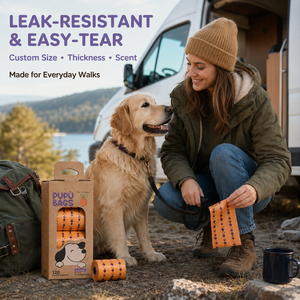 OEM ODM Wholesale Biodegradable Durable Waterproof Thickened Leak Proof Dog Poop Waste <b>Bags</b> with Moderate Odor Control - Product Image 1