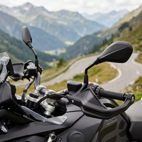 Nuevos Espejos Retrovisores Laterales Convexos de Plástico, Ajuste Universal para BMW R1250GS R1200GS F850GS
