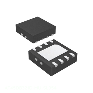 AT45DB321D-MU-SL954เมมโมรี่8 VDFN ชิ้นส่วนอิเล็กทรอนิกส์ของแท้ - Product Image 1