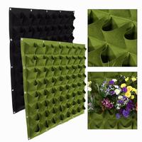 Sacs de culture en feutre pour plantes murales de jardin, 25 poches, jardinière verticale, pot de fleurs
