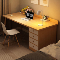 Bureau d'Écriture de Chambre Style Personnalisable Simple et Moderne Avec Pieds en Bois Massif, Table d'Étude pour Enfant