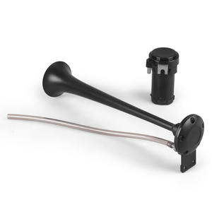 แตรสัญญาณเสียง12V แตรรถบรรทุกรถแตรรถเสียงดังสุดโลหะคอมเพรสเซอร์เดี่ยว180 <span class=keywords><strong>Hertz</strong></span> Moto เรือ - Product Image 3