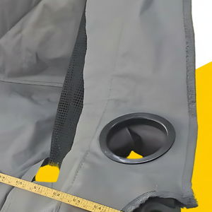 Huy Gia chaise double légère Design moderne chaise de pique-nique pliante en acier inoxydable pour l'utilisation en plein air plage Camping parc - Product Image 1