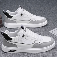 Chaussures basses décontractées pour hommes, blanches, respirantes, sportives, plates, tendance, légères, doublure en mesh, baskets de luxe pour hommes
