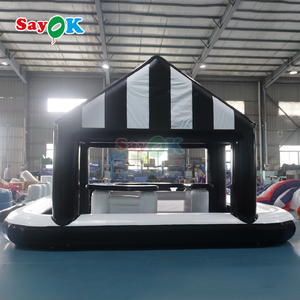 Tente commerciale en PVC gonflable avec bar et sièges pour événements et fêtes en plein air - Product Image 5