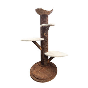 LEECORK Poteau à gratter pour meubles 70in Cat Condo Tree Tower Cadre d'escalade en liège naturel pour chatons Pet House Play - Product Image 1