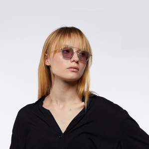 LMAMBA New Trend 2025 High Quality Fashion <b>Square</b> Double Bridge Metal Polygon Shades Custom Logo Designer <b>Sunglasses</b> Men Women - Product Image 2
