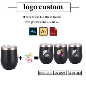 Garrafa de Água Personalizada de Aço Inoxidável com Parede Dupla de 12oz em Estoque, Copo Térmico com Tampa - Product Image 5