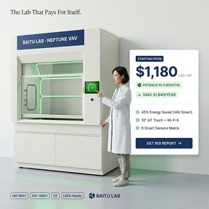Baitu CE ISO Vollstahl-Absaughaube mit VAV Smart Control System für Groß<span class=keywords><strong>pharma</strong></span>, Arzneimittelentwicklung, Forschungs- und Entwicklungszentren, GMP-Labore - Product Image 1