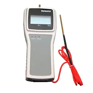 Detector de voltaje de valla eléctrica portátil, voltímetro digital lcd, impermeable, 12KV