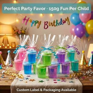 Kit de Slime Científico DIY, Slime de Gelatina, Slime de Cristal para Niños, Juguete Educativo No Tóxico, Certificado CE, Slime Transparente, Logotipo Personalizado de Fábrica - Product Image 5