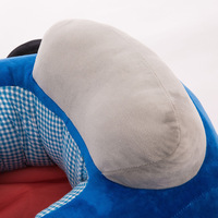 Haute qualité confortable sécurité dessin animé bébé soutien formateur canapé drôle voiture en peluche bébé siège d'apprentissage