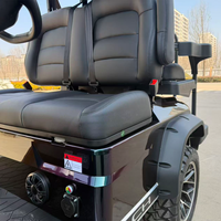 Nouvelle conception de voiturette de golf électrique DC-H-F2+2, produit chinois très demandé, voiturette de golf rehaussée pour la chasse, 4 places, buggy de golf personnalisé