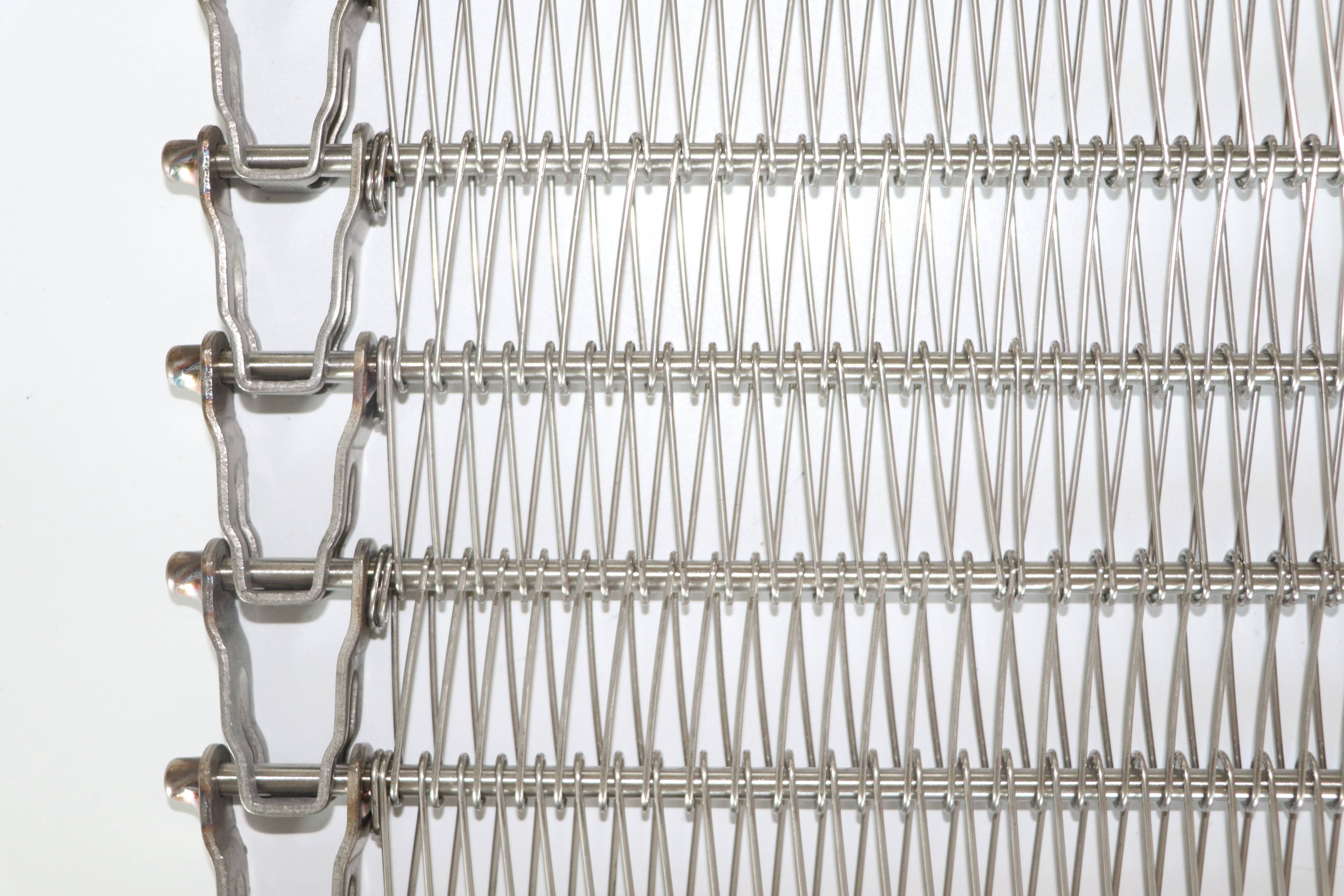 Adjustable Stainless Steel Flat Flex Belt Conveyor Sintered Wire Mesh
