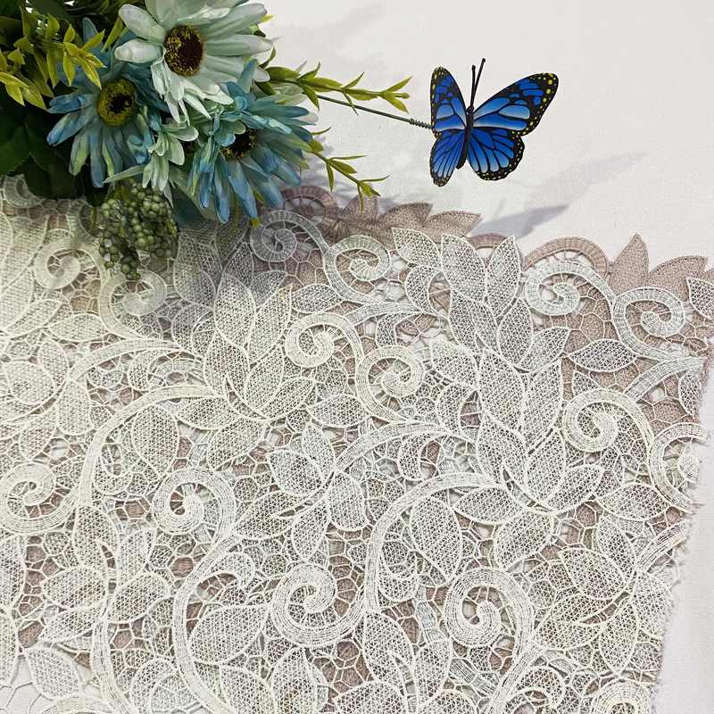 Factory Embroidery Lace Tulle Fabric with