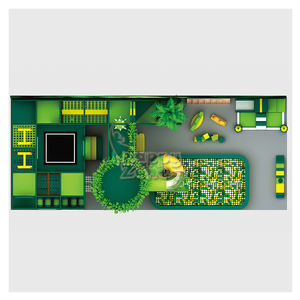 Equipo de Juegos Interior Comercial de Aventura en <span class=keywords><strong>la</strong></span> <span class=keywords><strong>Jungla</strong></span> con Tobogán, Obstáculos de Juego Suave y Piscina de Pelotas, Apto para Espacios de Actividades Infantiles - Product Image 4