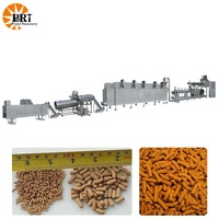 Planta de Fabricación de Maquinaria para Alimento Flotante para Peces, Precio de Fábrica, Motor de Acero Inoxidable, PLC, Engranajes