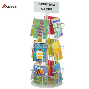 Estante de almacenamiento giratorio de Metal para uso comercial, estante de exhibición de Dvd y <span class=keywords><strong>Cd</strong></span> - Product Image 5