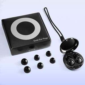 سدادات أذن سيليكون قابلة لإعادة الاستخدام وقابلة للطي بالجملة لتقليل الضوضاء أثناء الطيران والنوم والسباحة والحفلات الموسيقية والدراسة - Product Image 5