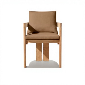 Sofá Esquinero de Madera de Teca para Exteriores, Minimalista, para Jardín, Terraza, Villa y Proyectos de Resort - Product Image 3