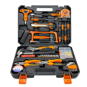 82 Piece Household Tool Set 1/4 In Socket Hand Tools For Home Repair With Storage Case - Product Image 1