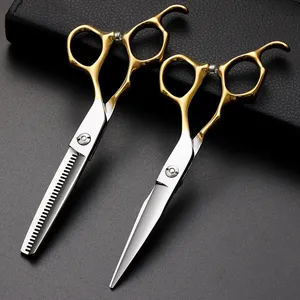 Professional Barber Hair Cut Cutting Scissors Hairdressing Tijeras Para El Peluqueros Profecional Tijeras De Barbero Peluqueria