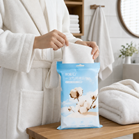 Serviette de Bain Jetable Personnalisée OEM en Non-Tissé 70x140cm, Épaisse, Douce et Absorbante, pour Hôtels, Spas, Salons, Gymnases, Voyages - Vente en Gros