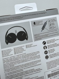 <span class=keywords><strong>Casque</strong></span> <span class=keywords><strong>Sony</strong></span> MDR ZX110AP <span class=keywords><strong>avec</strong></span> connexion filaire, microphone, son stéréo, confortable à porter - Product Image 5