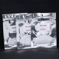 Pierre de zircone cubique blanche de 0,9 à 3 mm, pierre CZ, zircone blanche 3A, zircone cubique ronde