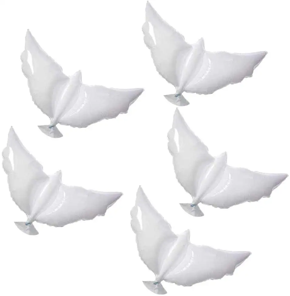 バレンタインデーの結婚式の婚約パーティーのお祝いの記念日のための熱い販売の白い鳩の風船ホイル風船