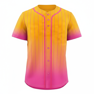 Wholesale Custom Baseball Jersey for <b>Men</b> | 2025 Vintage Quick Dry Breathable Team Uniform - Product Image 1