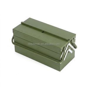 Boîte à outils en acier pliable à 3 niveaux de 16,5 pouces, 5 plateaux, portable, personnalisable, OBM, <span class=keywords><strong>garage</strong></span>, réparation automobile, OEM, vente en gros - Product Image 5