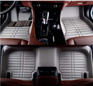 เสื่อรถหนังพีวีซี EVA 3ชิ้นพรมปูพื้นสากลสไตล์การออกแบบกีฬาสำหรับ Toyota <span class=keywords><strong>Yaris</strong></span> 5D หรูหราออกแบบได้ตามต้องการ - Product Image 5