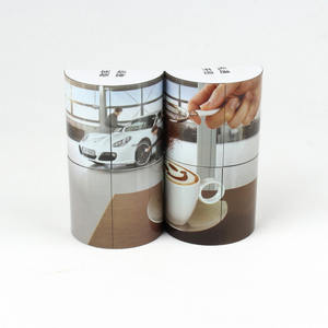 Manufacture Directly 2024 Year Table Calendar Foldable Cylinder Magic Cube for Advertising Design