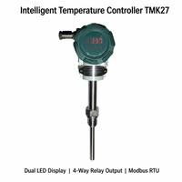 Controlador de Temperatura Inteligente TM27 con Pantalla LED Dual, Transmisor Inteligente, Alarma de Relé de 4 Vías, RS485 Modbus RTU, a Prueba de Explosiones