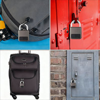 Verrou à empreintes digitales, rechargeable par USB, cadenas intelligent à empreintes digitales, antivol, mini-verrou électrique pour valise