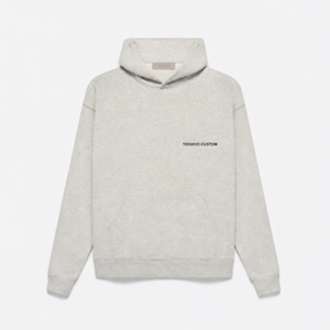 Sweat à capuche zippé personnalisé OEM pour homme, coupe oversize, épaules tombantes, en molleton épais 100 % coton, décontracté, séchage rapide, idéal pour l'hiver - Product Image 1