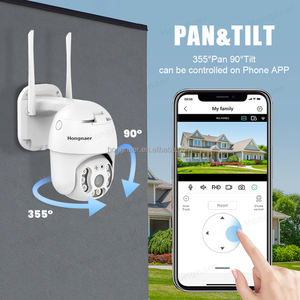 Cámara de Seguridad Inalámbrica PTZ IP Hongnaer de 3MP con Detección de Movimiento WiFi HD 360, Cámara de Vigilancia WiFi Yoosee para Exteriores - Product Image 3