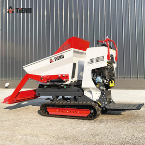 Mini Dumper Autocaricante a Prezzo Conveniente, Dumper Cingolato da 0,4 Tonnellate, Piccolo Camion Ribaltabile Idraulico con Motore Diesel - Product Image 6