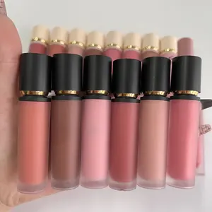 Ihre eigene Marke neueste vegane Grausamkeit frei glänzend schimmern klar 246 Farben kein Logo Lip gloss flüssiger Lip gloss Private Label