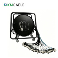 Câble audio multipaire XLR 16, 24, 32, 40 canaux sur enrouleur, 30m (100 pieds), mâle-femelle, pour scène, sonorisation en direct et studio