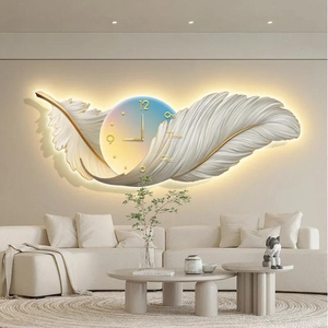 <strong>Whale</strong> LED Light Luxury Entryway Decorative Painting Hanging Painting Mural Simple Modern Vertical Wall <strong>Art</strong> - Product Image 2