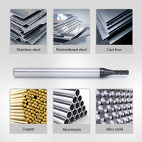ZHY Fabricant Carbure Monobloc De Tungstène 4 Flûtes Endmill Fraise Fraise Fraise Fraise Avec Des Prix Compétitifs