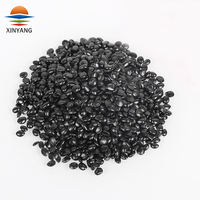 Masterbatch Karbon Berkualitas Tinggi untuk Pencetakan Injeksi, Granul Plastik Hitam Mengkilap dengan Aliran Tinggi
